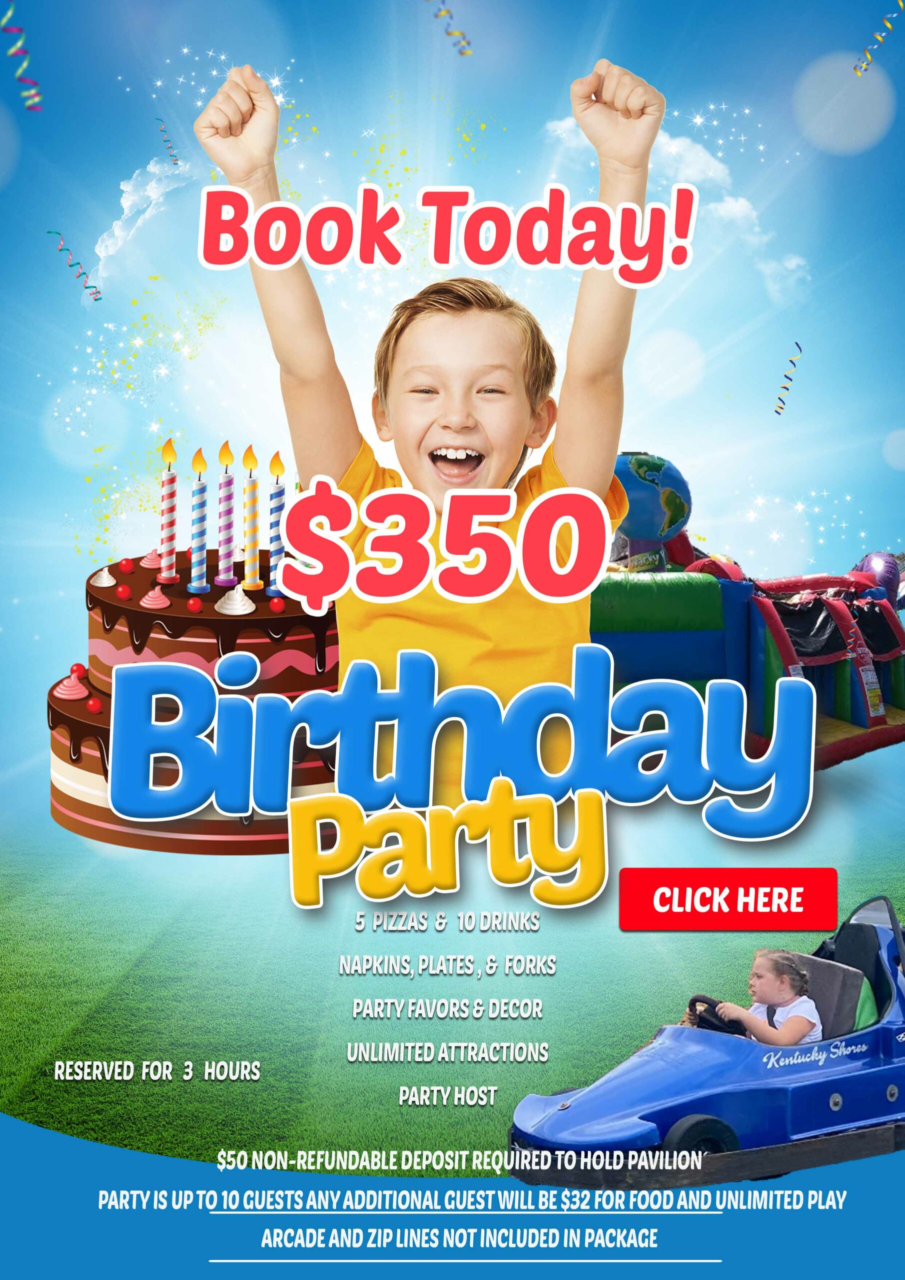 Birthday Party Package<br />
